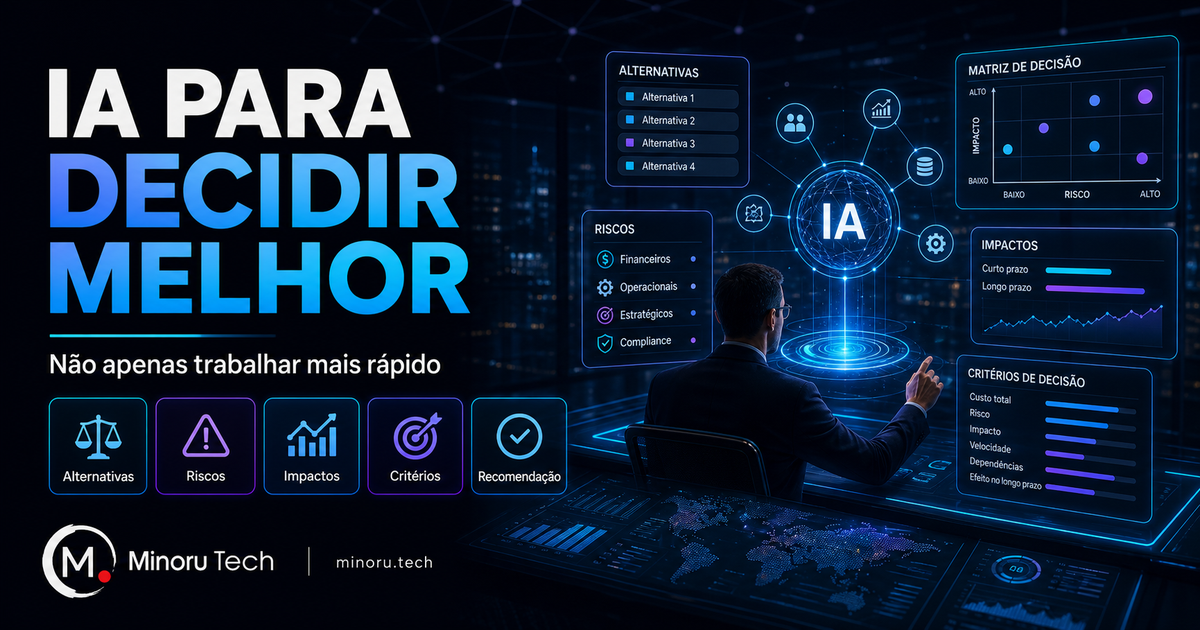 Como usar IA para tomar decisões melhores, não apenas trabalhar mais rápido